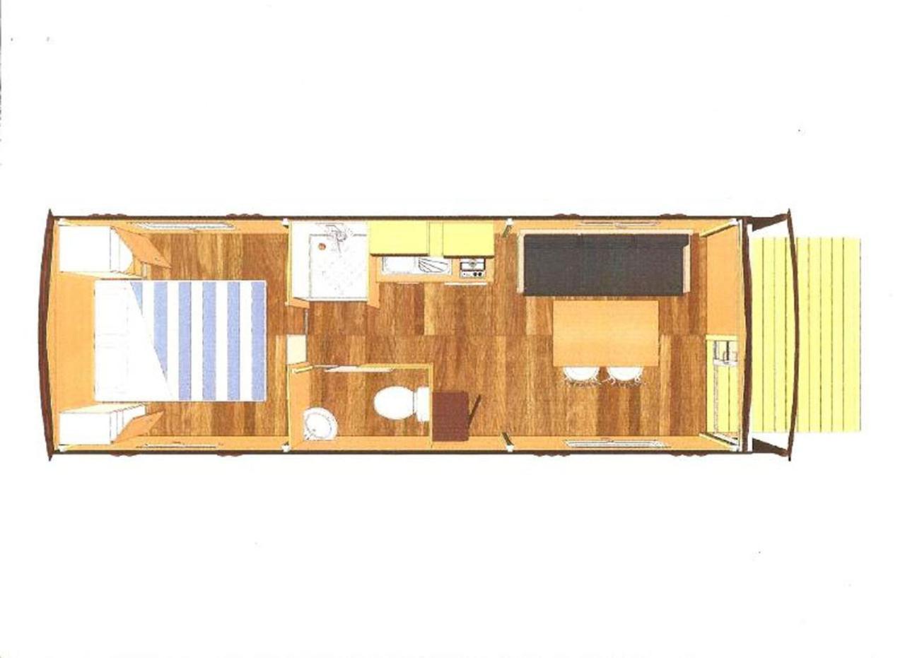 Camping Les Amandiers Castelnau-de-Guers Exterior foto